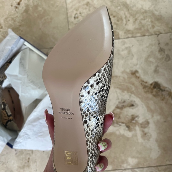 Stuart Weitzman Python Pumps - Picture 2 of 6